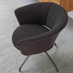 Outlet LABEL Vandenberg Lola Draaifauteuil Groen