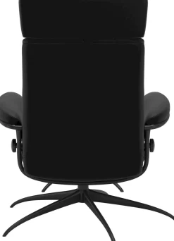 Clearance Stressless London Low Back + hocker Relaxfauteuil Zwart