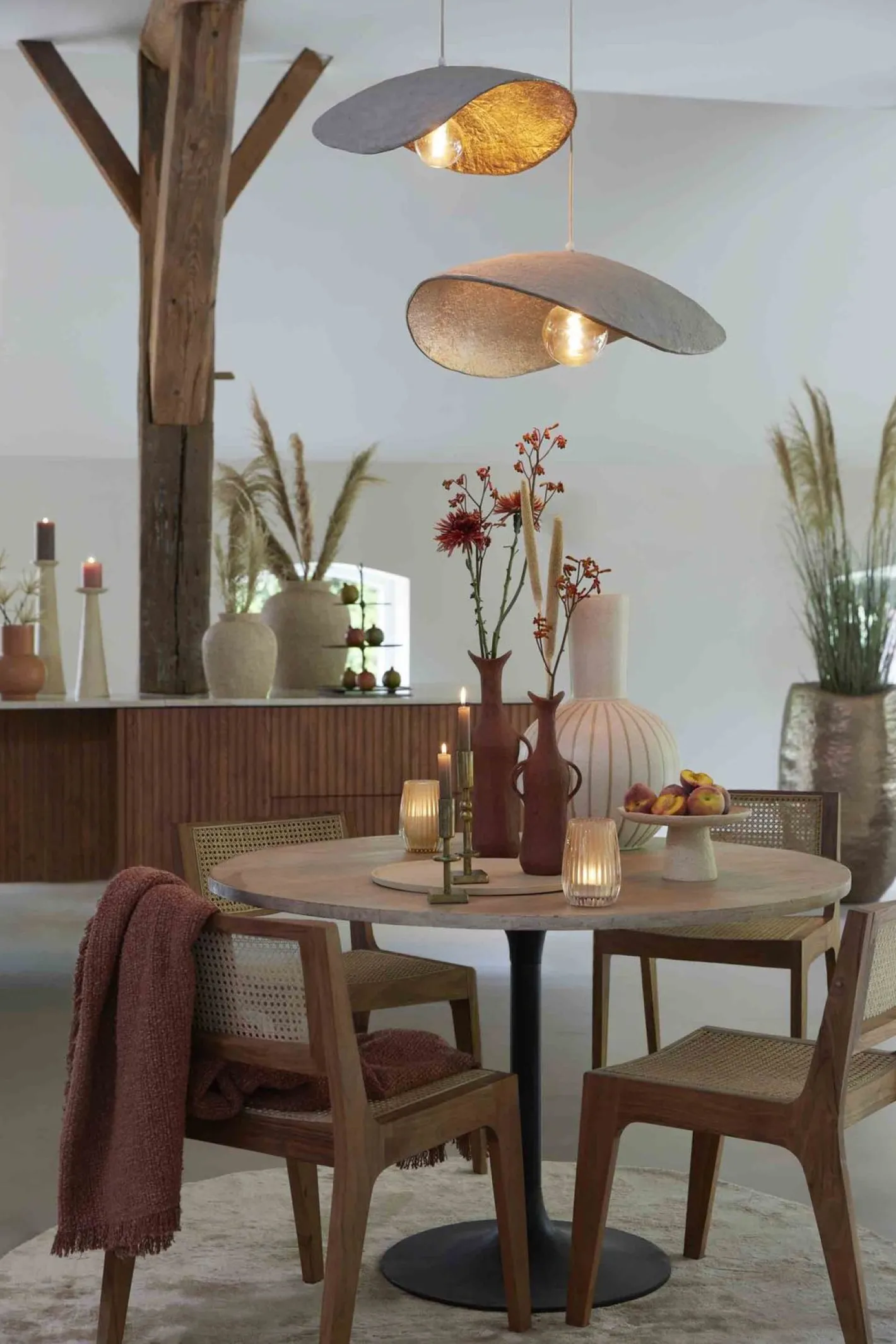 Outlet Eijerkamp Collectie Lonia Hanglamp Grijs, Antiek Brons