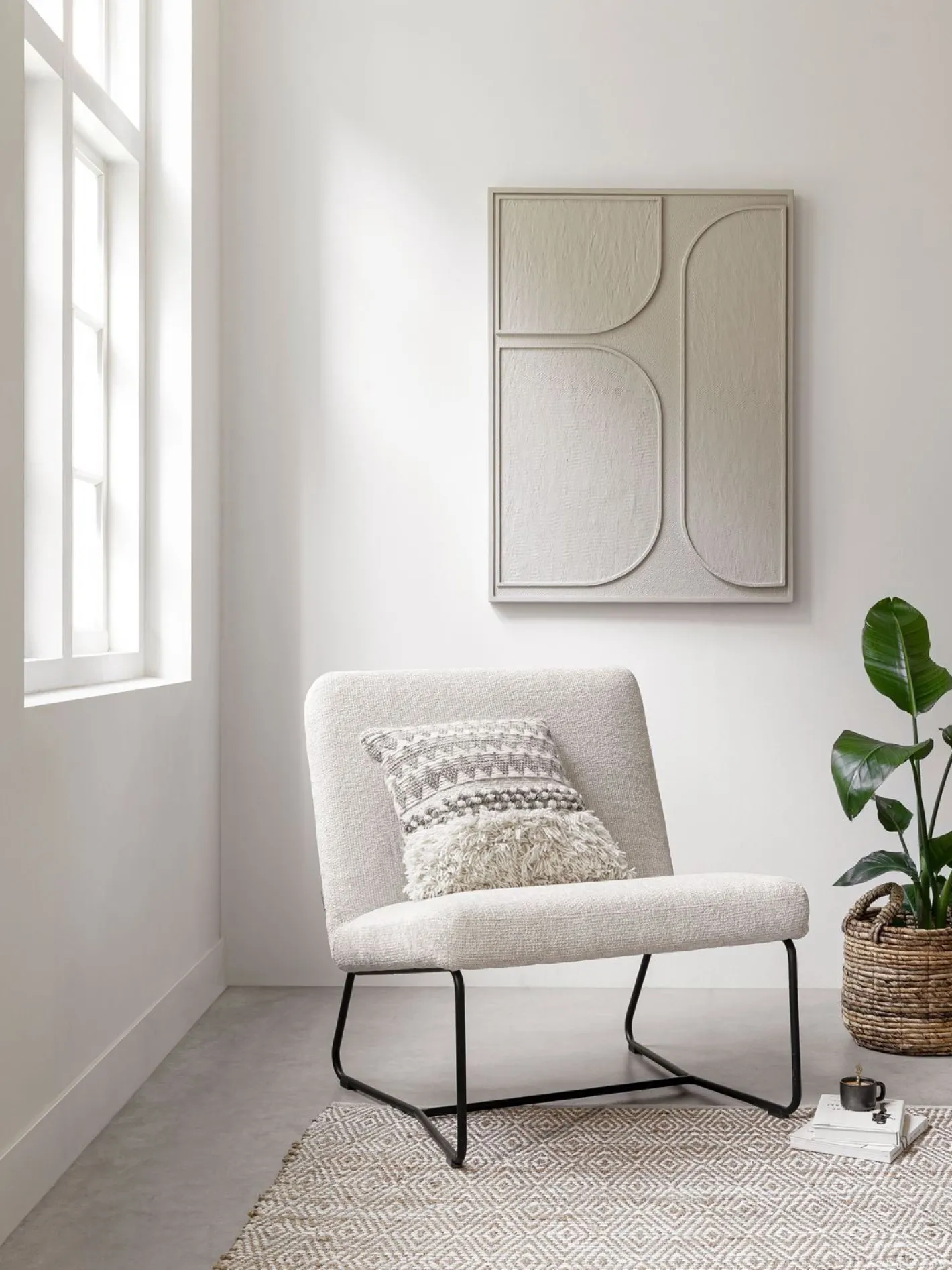 Clearance MUST Living Lorcan Wanddecoratie Cream