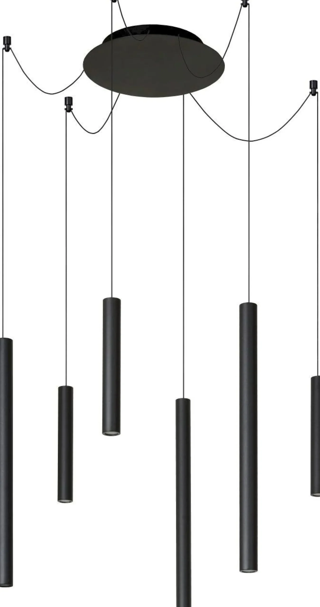 Hot Lucide Lorenz Rond Hanglamp Zwart