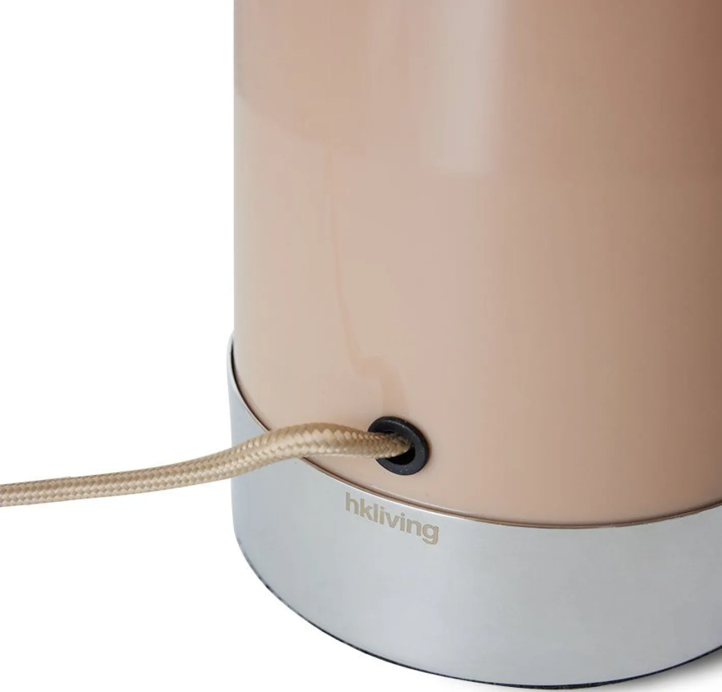 Sale HKLIVING Lounge Tafellamp Mocha, Chrome