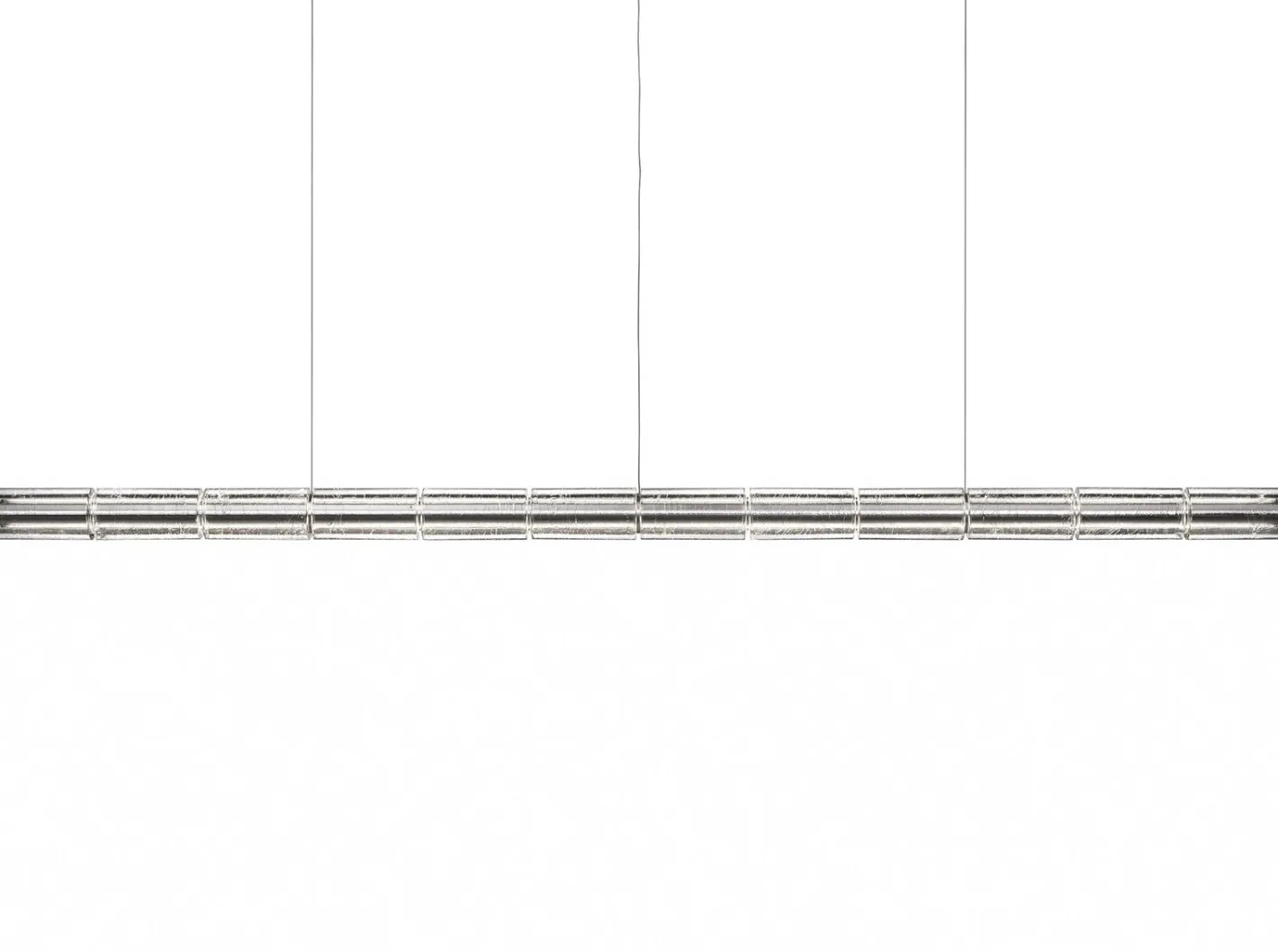 Outlet Flos Luce Orizzontale Hanglamp Aluminium