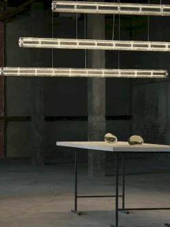 Outlet Flos Luce Orizzontale Hanglamp Aluminium