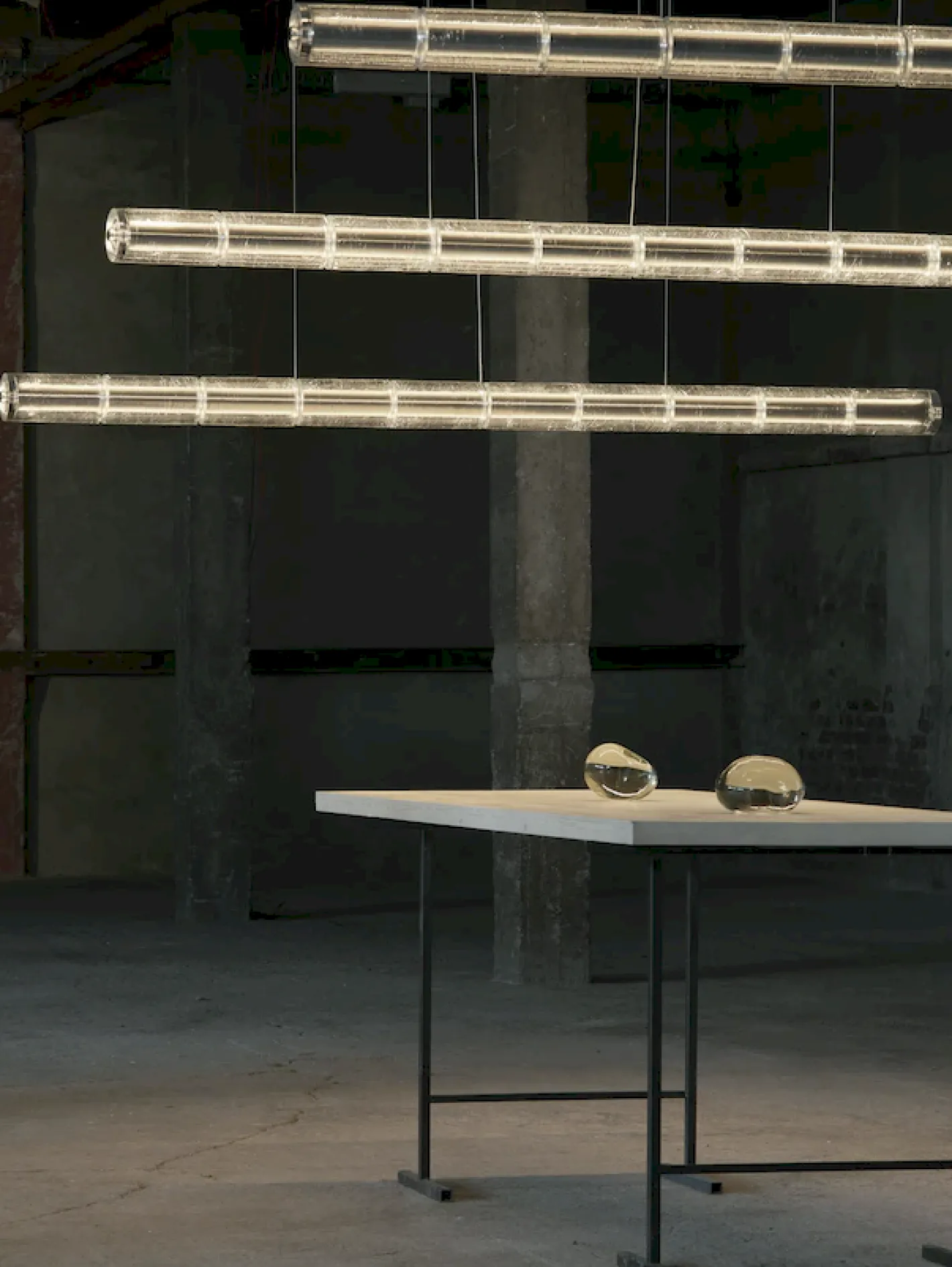 Outlet Flos Luce Orizzontale Hanglamp Aluminium