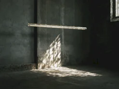 Outlet Flos Luce Orizzontale Hanglamp Aluminium