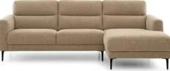 Online Eijerkamp Collectie Lucinda Hoekbank Dark Brown