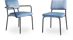 New Eijerkamp Collectie Luke Eetkamerstoel Blauw