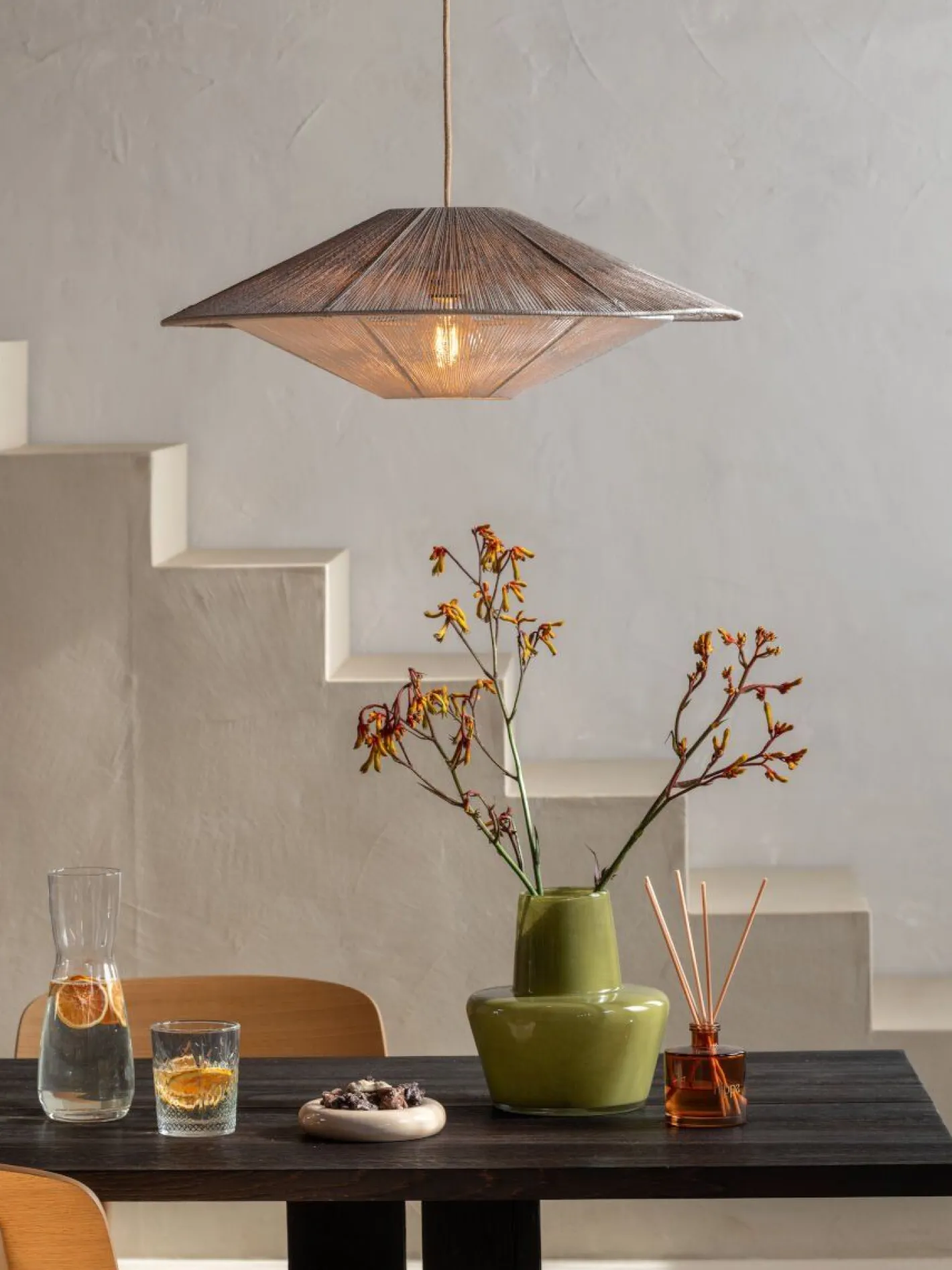 Hot Good&Mojo Lumbini L Hanglamp Light Grey, White