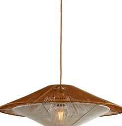 New Good&Mojo Lumbini L Hanglamp Natural, White