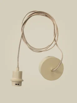 New Good&Mojo Lumbini L Hanglamp Natural, White