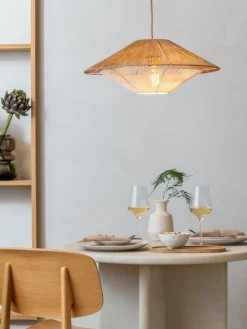 New Good&Mojo Lumbini S Hanglamp Natural, White