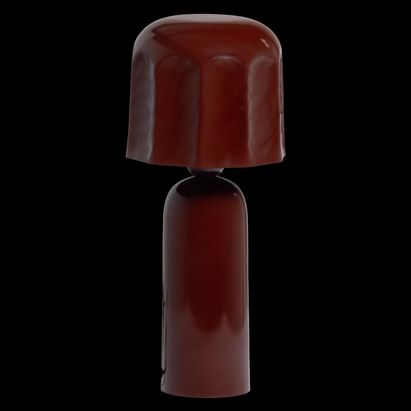 Hot WOOOD Lumira Tafellamp Bruinrood