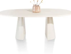 Online XOOON Lund Cone Nebbia Eettafel Stone Skin