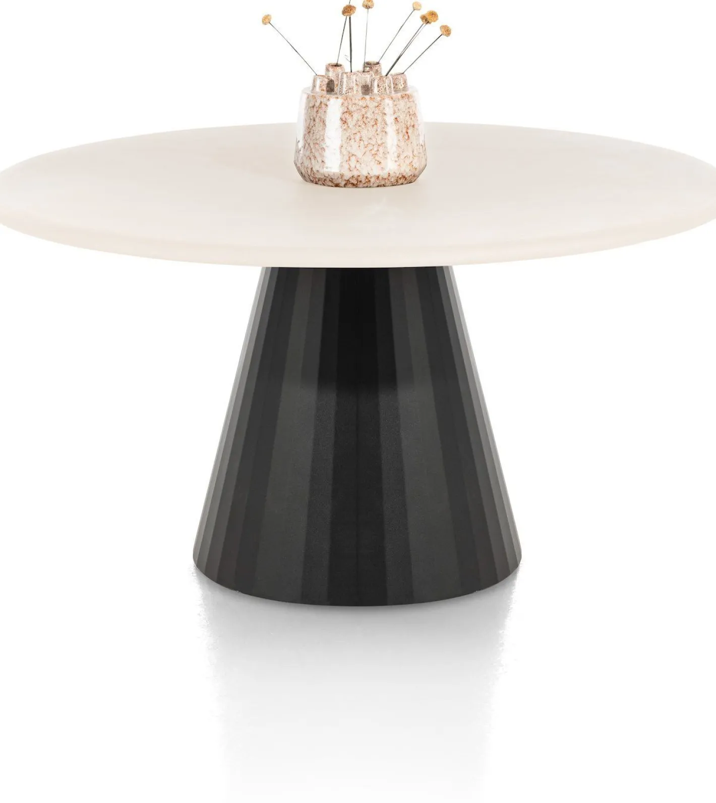 Outlet XOOON Lund Cone Rond Eettafel Stone Skin