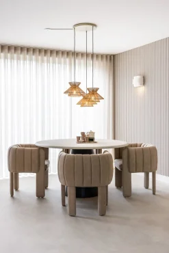 Outlet XOOON Lund Cone Rond Eettafel Stone Skin