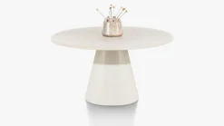 Online XOOON Lund Cone Rond Eettafel Stone Skin