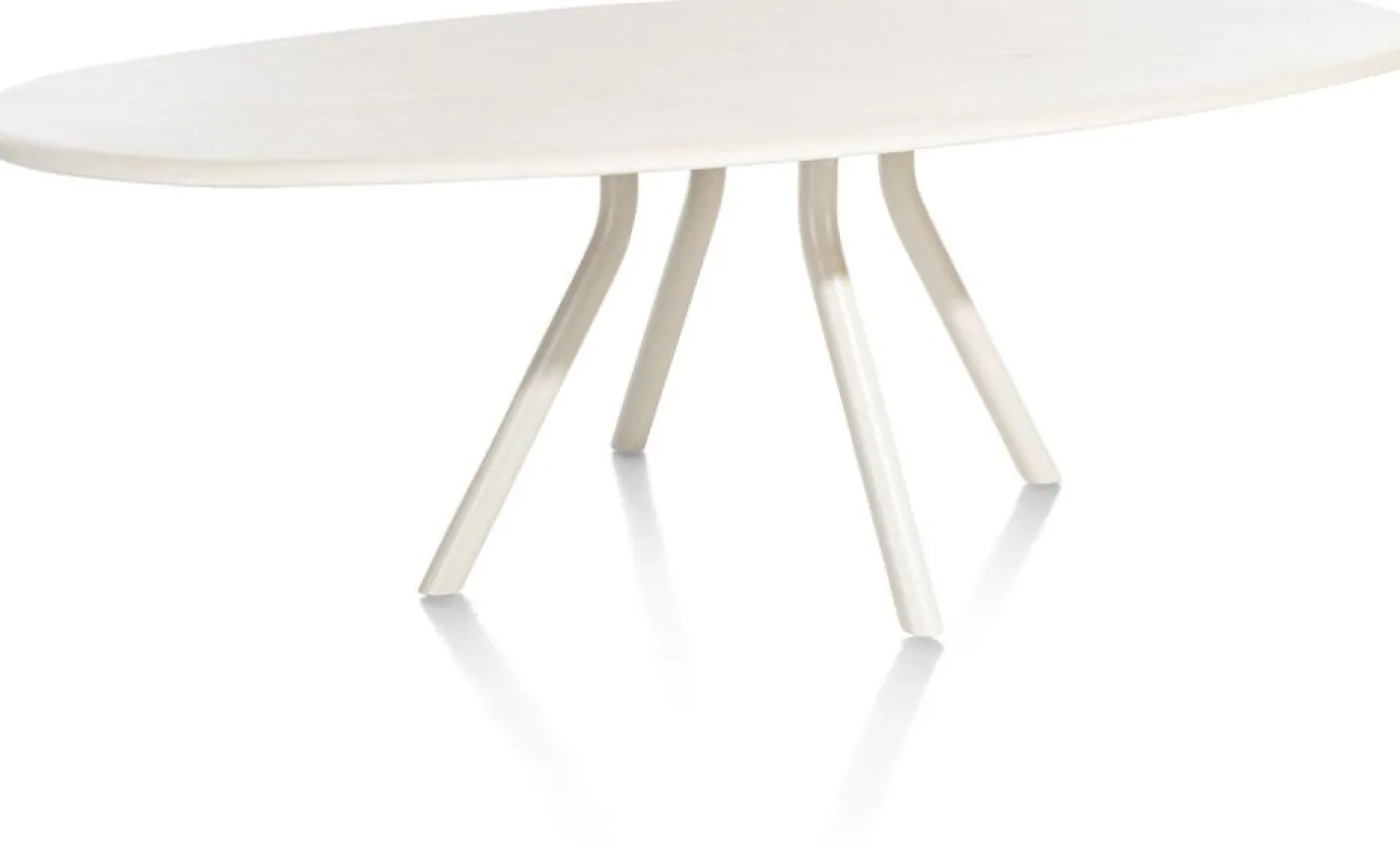 Sale XOOON Lund 4-poot Nebbia Eettafel Stone Skin