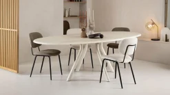 Sale XOOON Lund 4-poot Nebbia Eettafel Stone Skin