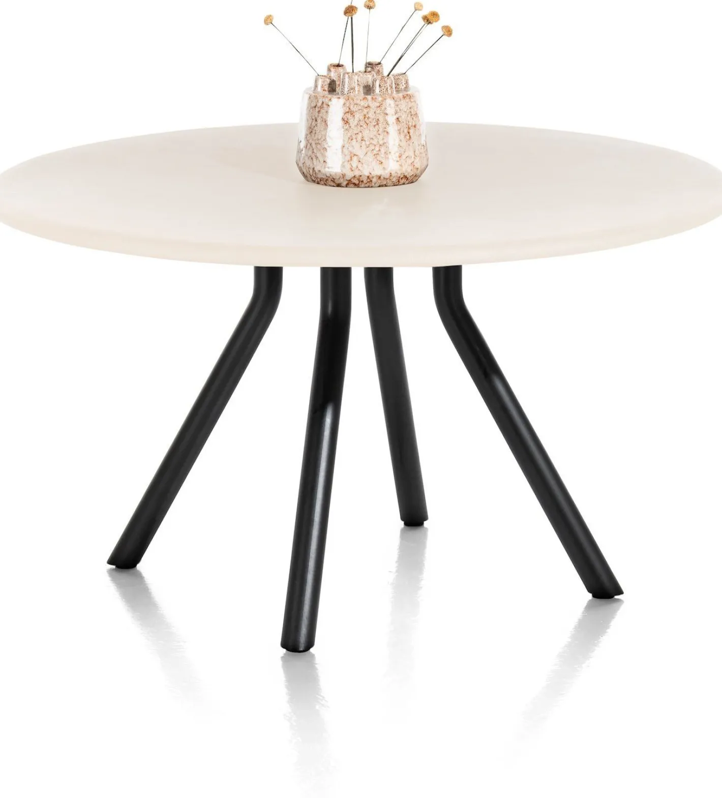 Clearance XOOON Lund 4-poot Rond Eettafel Stone Skin