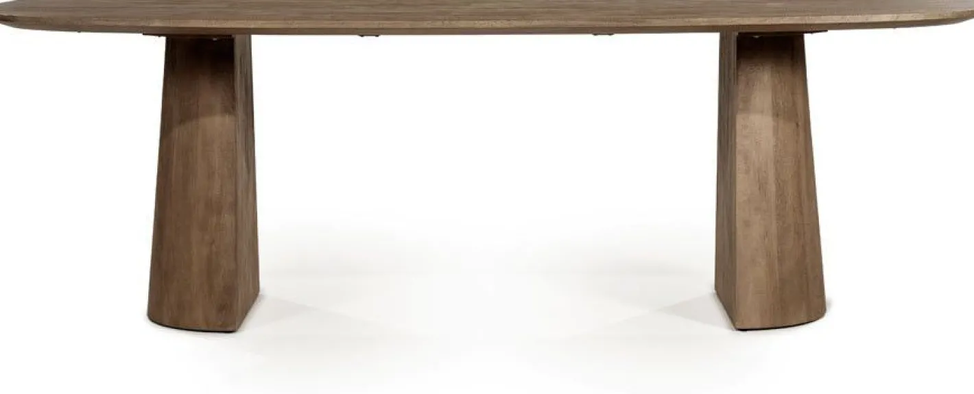 Hot Eleonora Lune Eettafel Lichtbruin