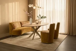 New Eijerkamp Collectie Lupa Eetkamerbank Papyrus