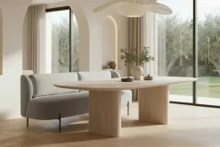 New Eijerkamp Collectie Lupa Eetkamerbank Papyrus