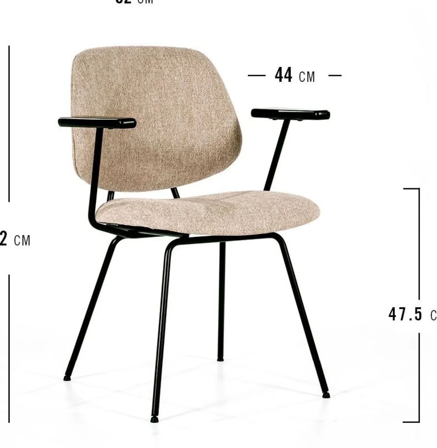 Eleonora Lynn Armstoel Beige