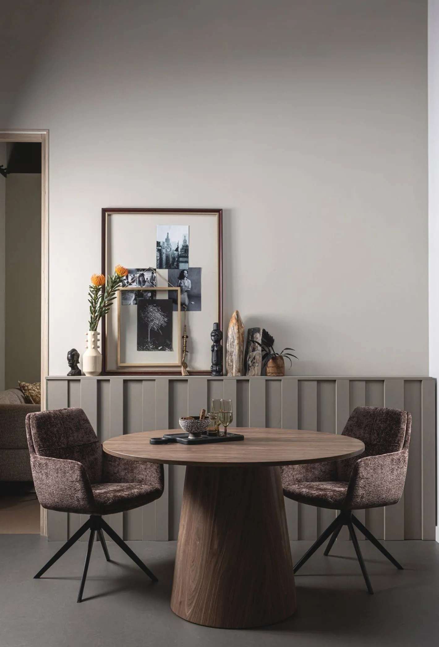 Discount WOOOD Maan Eettafel Walnut