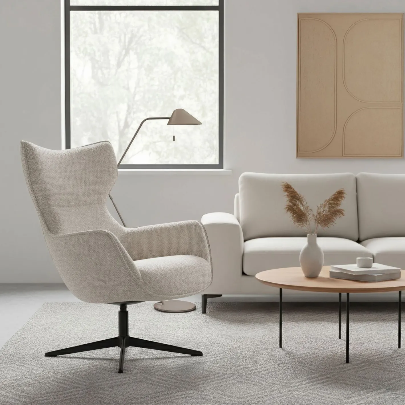 Online Eijerkamp Collectie Maarten Relaxfauteuil Naturel