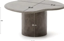 Clearance Kave Home Macarella Salontafel Grijs