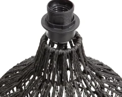 Best WOOOD Macy Tafellamp Black