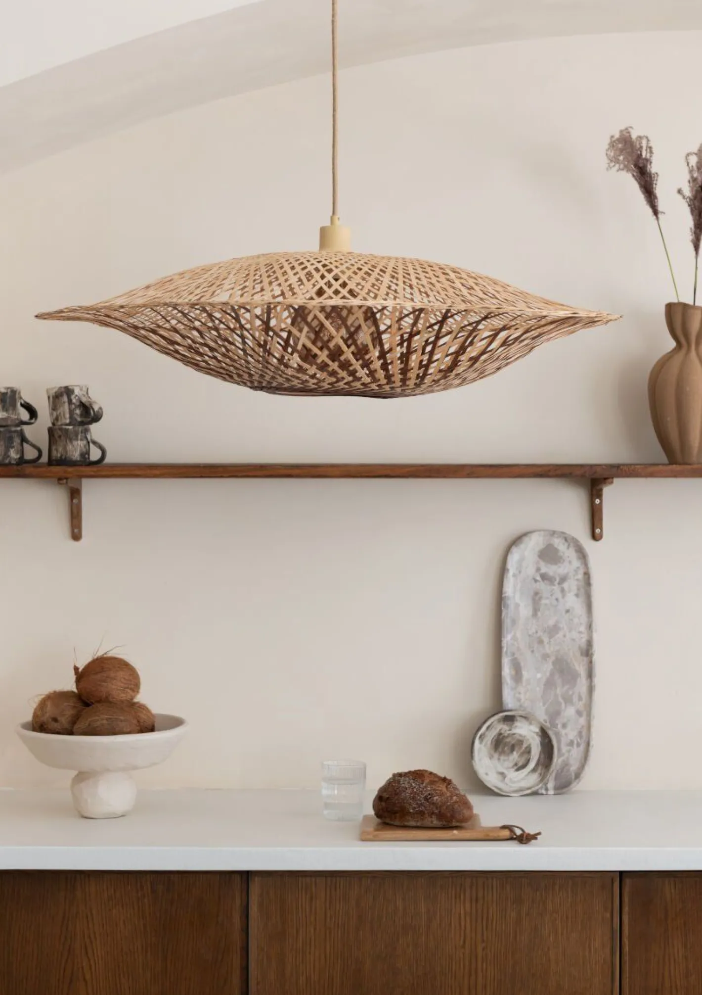 Online Good&Mojo Madura Hanglamp Natural, Brown