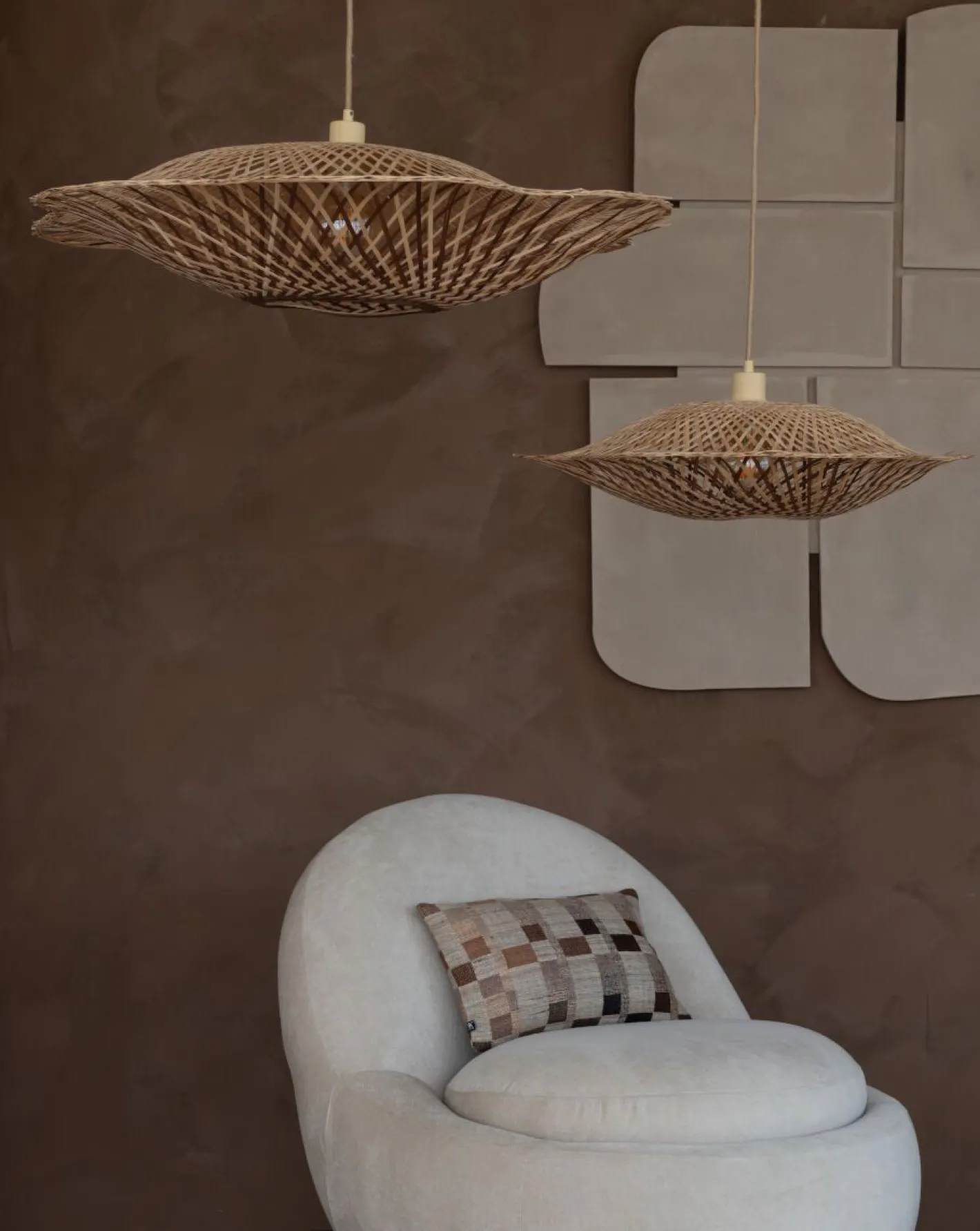 Online Good&Mojo Madura Hanglamp Natural, Brown