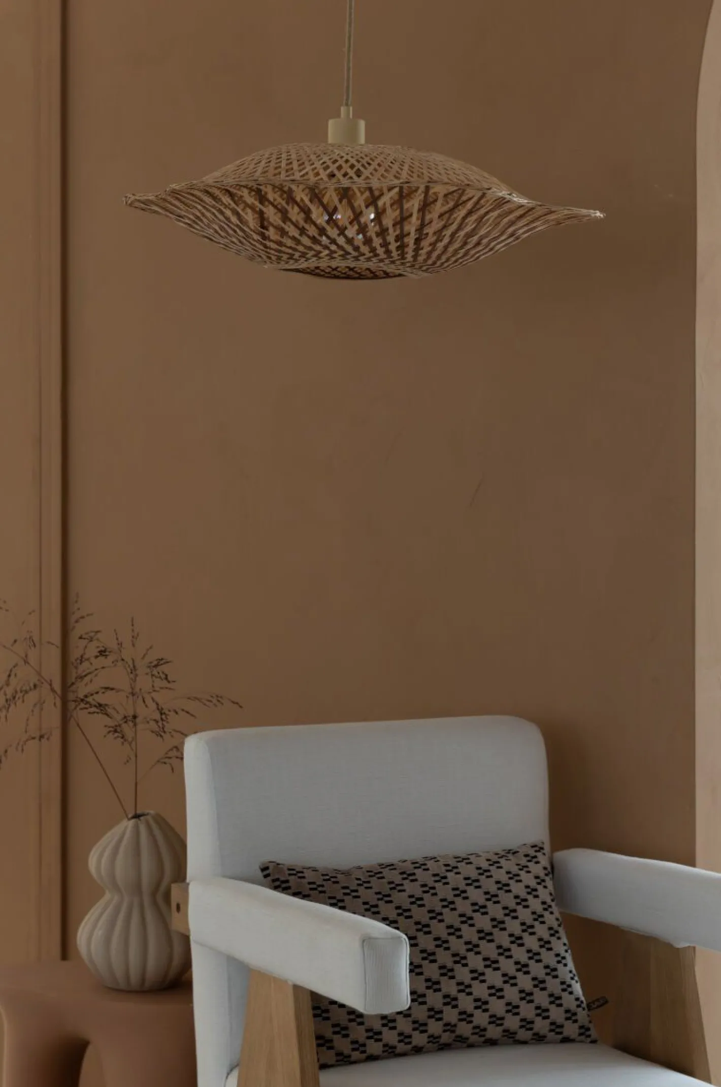 Best Good&Mojo Madura Hanglamp Natural, Brown