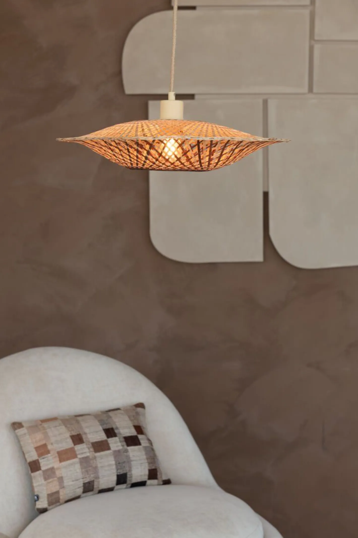 Discount Good&Mojo Madura Hanglamp Natural, Brown