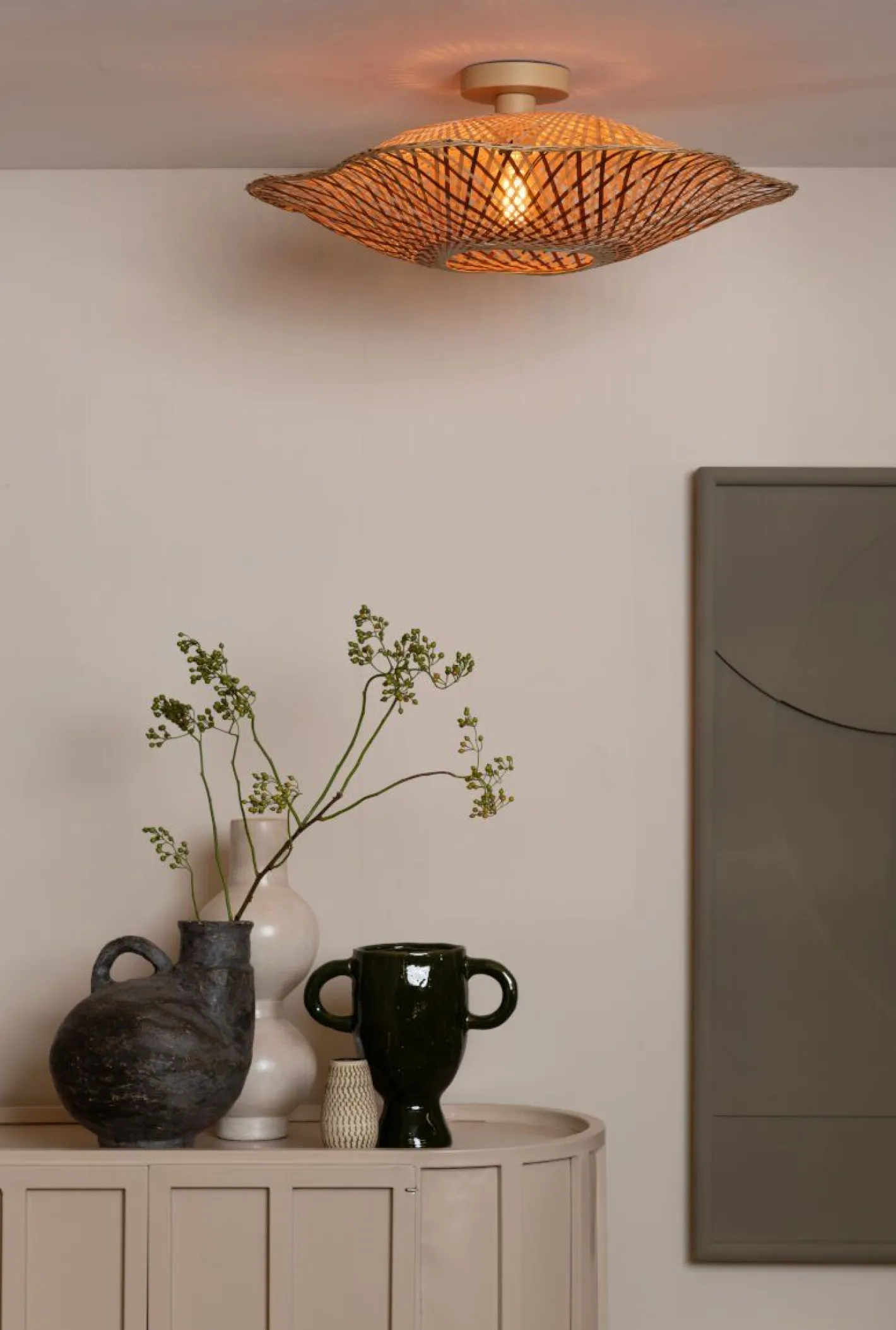 Sale Good&Mojo Madura Plafondlamp Natural, Brown