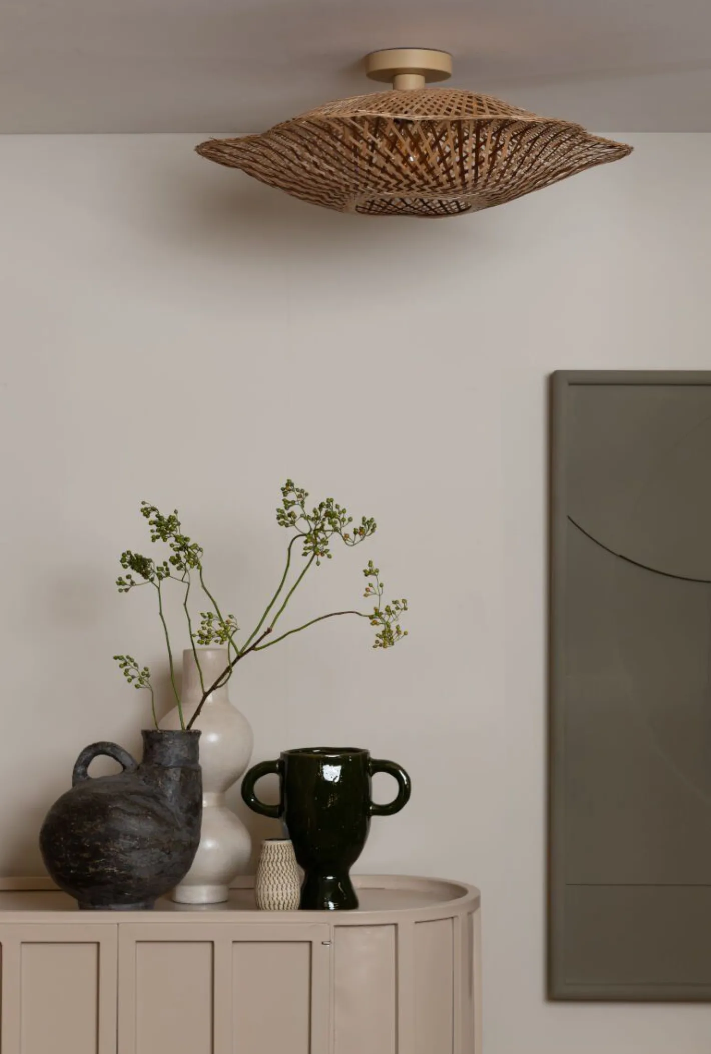 Sale Good&Mojo Madura Plafondlamp Natural, Brown
