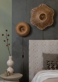 Outlet Good&Mojo Madura Wandlamp Natural, Brown