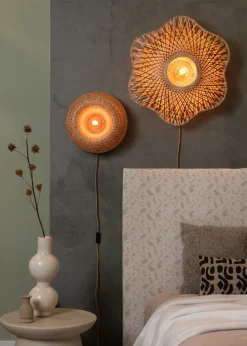 Outlet Good&Mojo Madura Wandlamp Natural, Brown