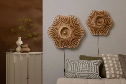 Clearance Good&Mojo Madura Wandlamp Natural, Brown