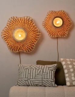 Clearance Good&Mojo Madura Wandlamp Natural, Brown