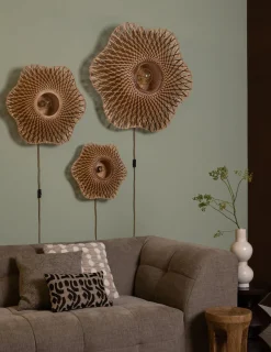 Clearance Good&Mojo Madura Wandlamp Natural, Brown