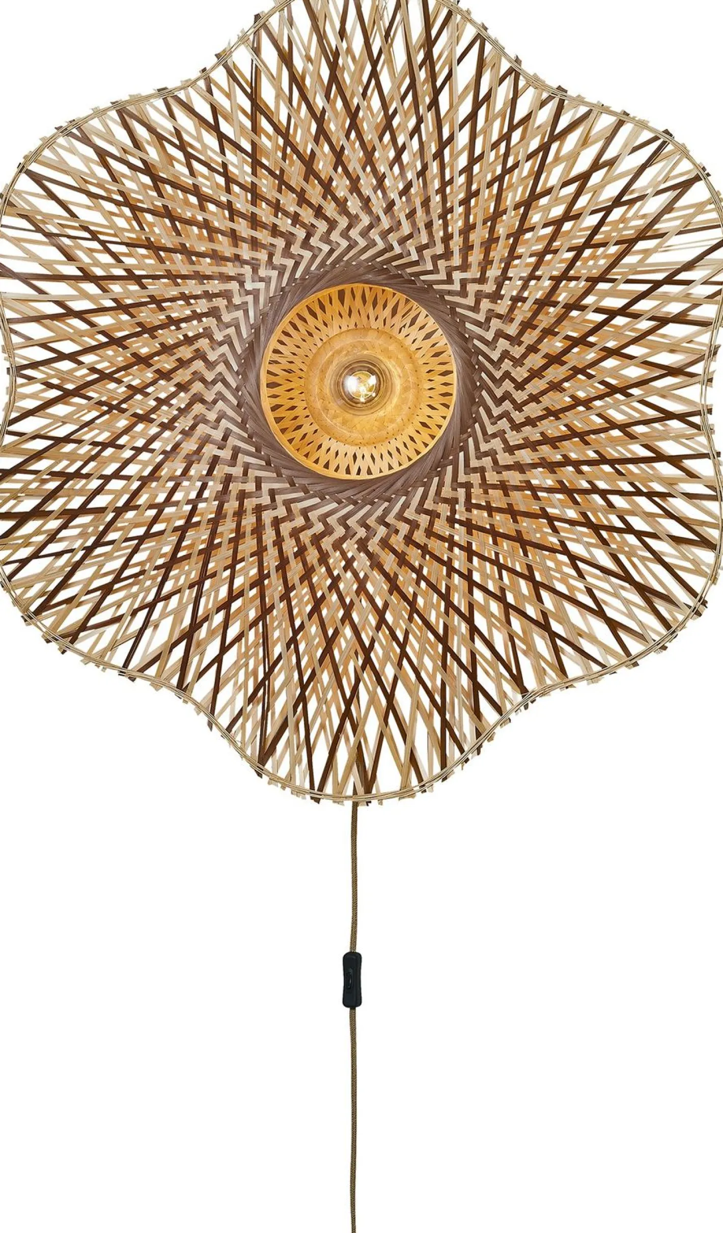 Best Good&Mojo Madura Wandlamp Natural, Brown