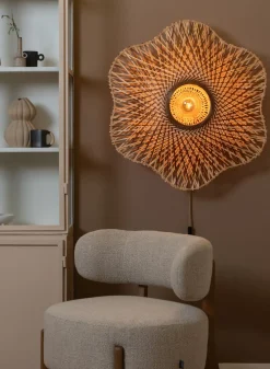 Best Good&Mojo Madura Wandlamp Natural, Brown