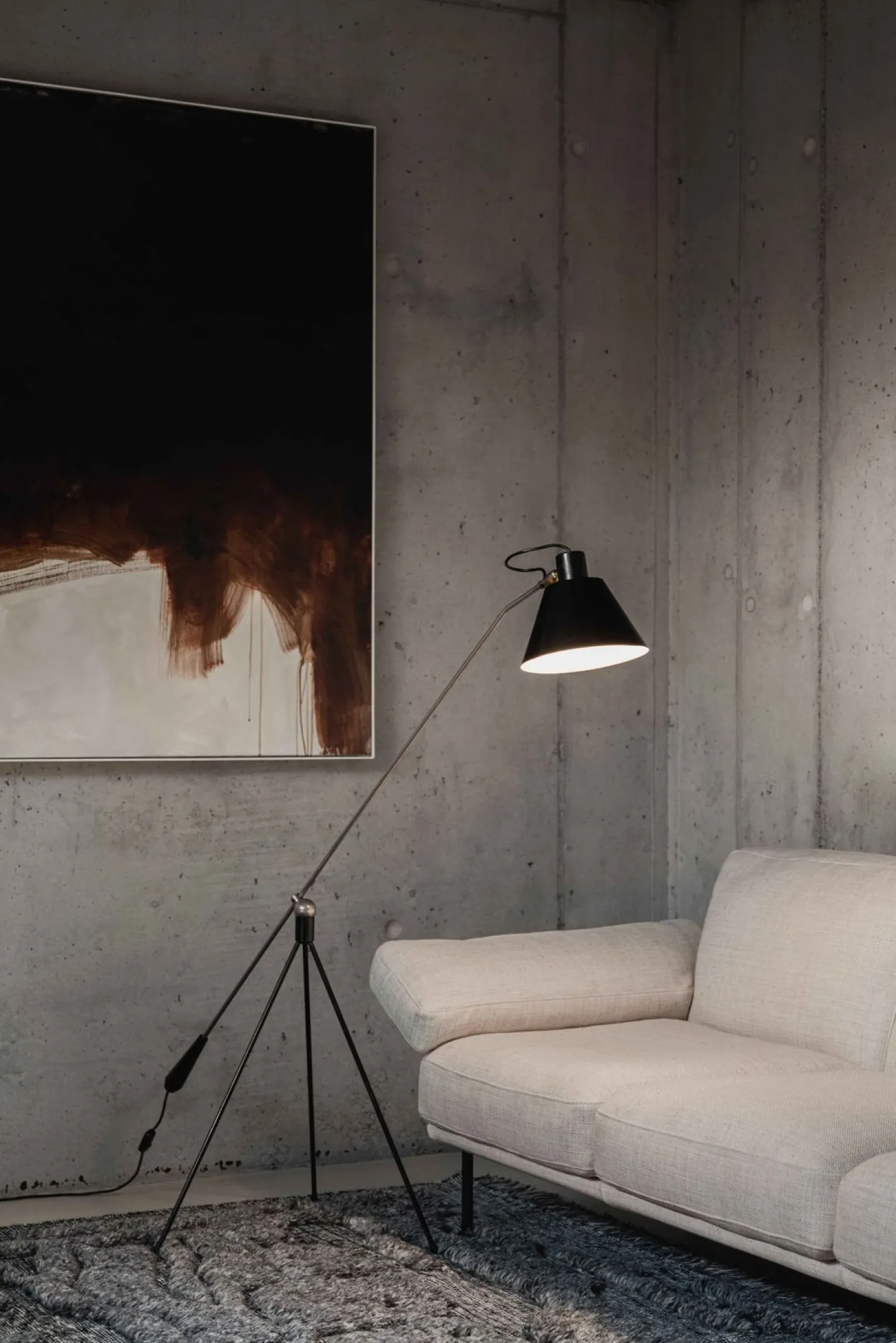 Sale Pastoe Magneto Vloerlamp Matt Black