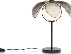 COCO maison Magnolia Tafellamp Zwart, Antraciet
