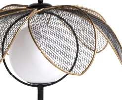 COCO maison Magnolia Tafellamp Zwart, Antraciet