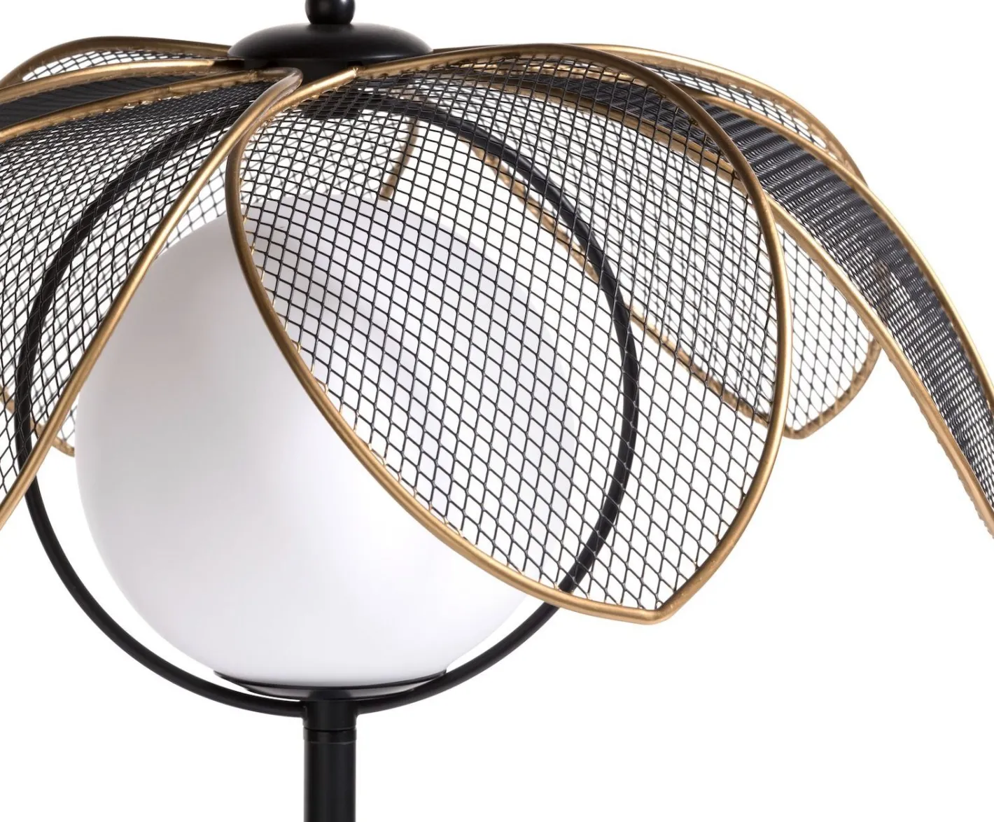 COCO maison Magnolia Tafellamp Zwart, Antraciet