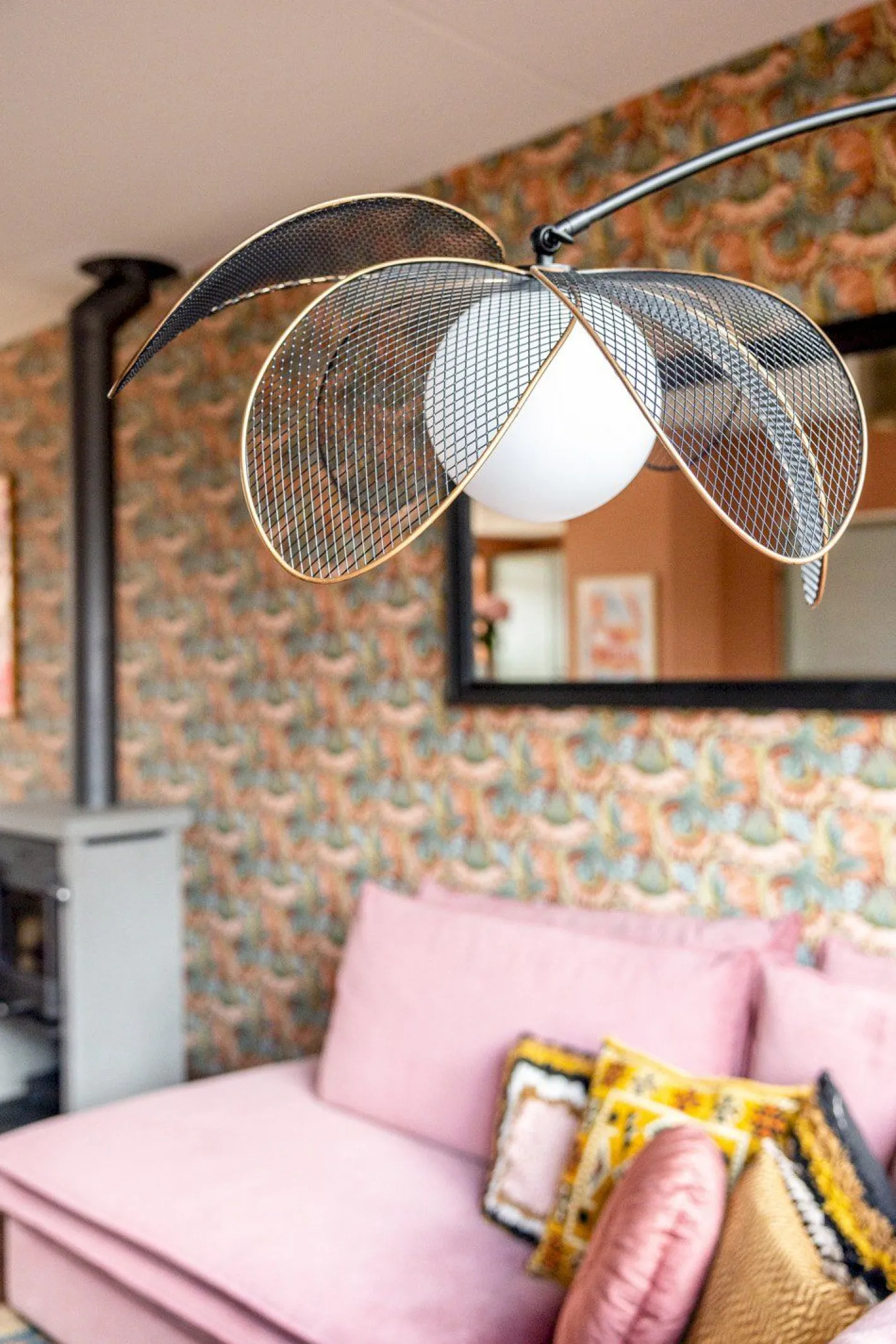 New COCO maison Magnolia Vloerlamp Zwart, Antraciet